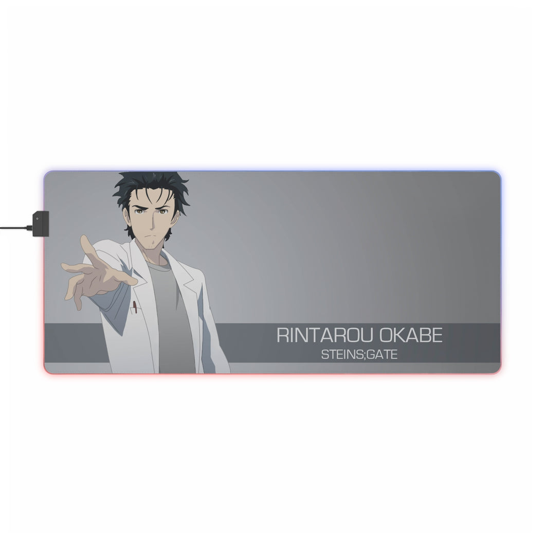 Rintaro Okabe RGB LED Mouse Pad (Desk Mat)