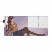 Charger l&#39;image dans la galerie, Tapis de souris LED RVB Mai Sakurajima (tapis de bureau)
