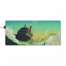 Load image into Gallery viewer, Howl&#39;s Moving Castle RGB LED Mouse Pad (Desk Mat)
