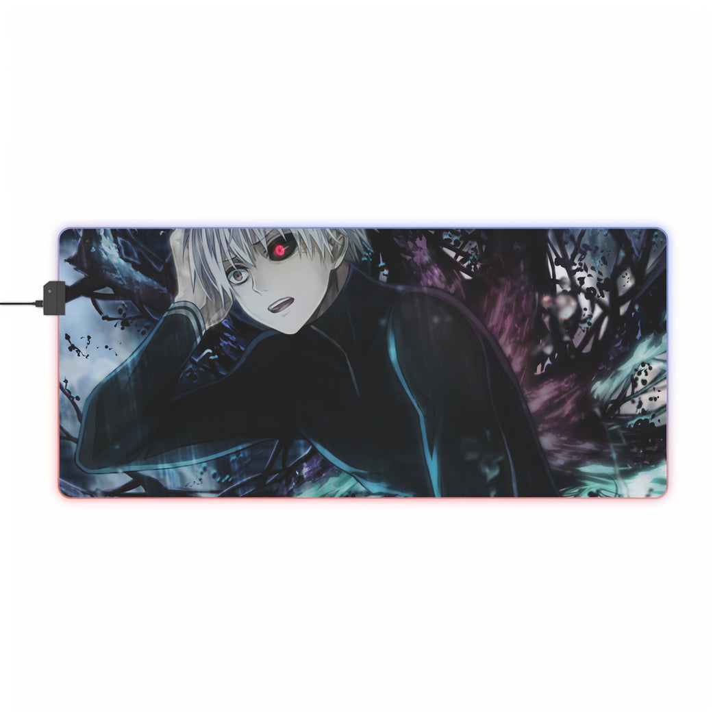 Tokyo Ghoul Ken Kaneki RGB LED Mouse Pad (Desk Mat)