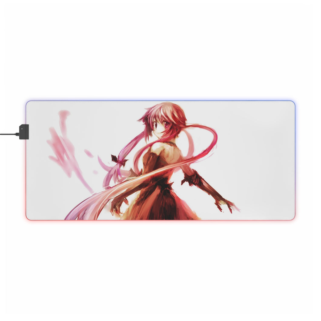 Tapis de souris LED RVB Mirai Nikki Yuno Gasai (tapis de bureau)