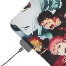 Cargar imagen en el visor de la galería, Blue Exorcist Rin Okumura, Yukio Okumura, Kuro, Shura Kirigakure, Shiemi Moriyama RGB LED Mouse Pad (Desk Mat)
