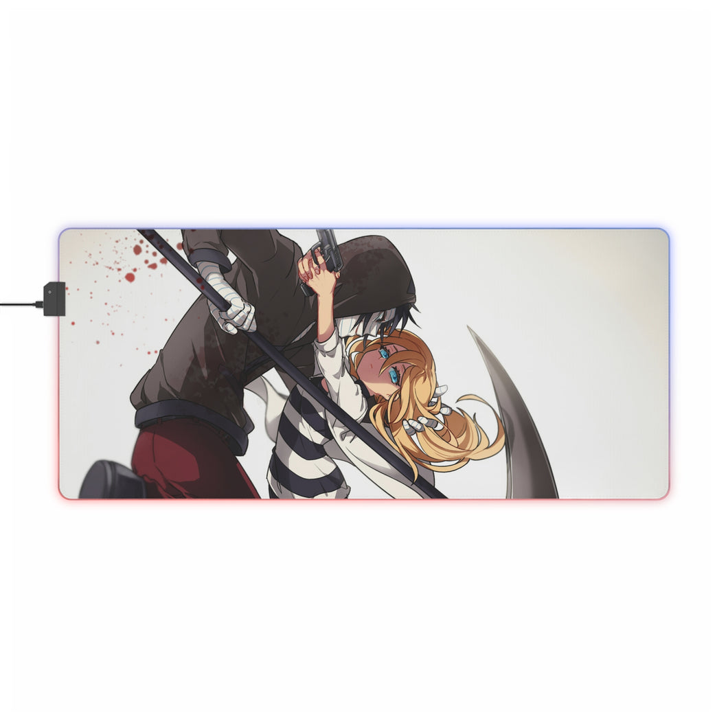 Tapis de souris LED RVB Angels Of Death (tapis de bureau)