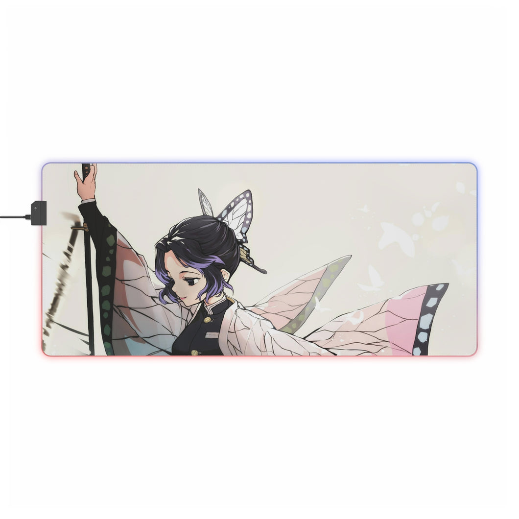 Tapis de souris LED RGB Demon Slayer : Kimetsu No Yaiba (tapis de bureau)