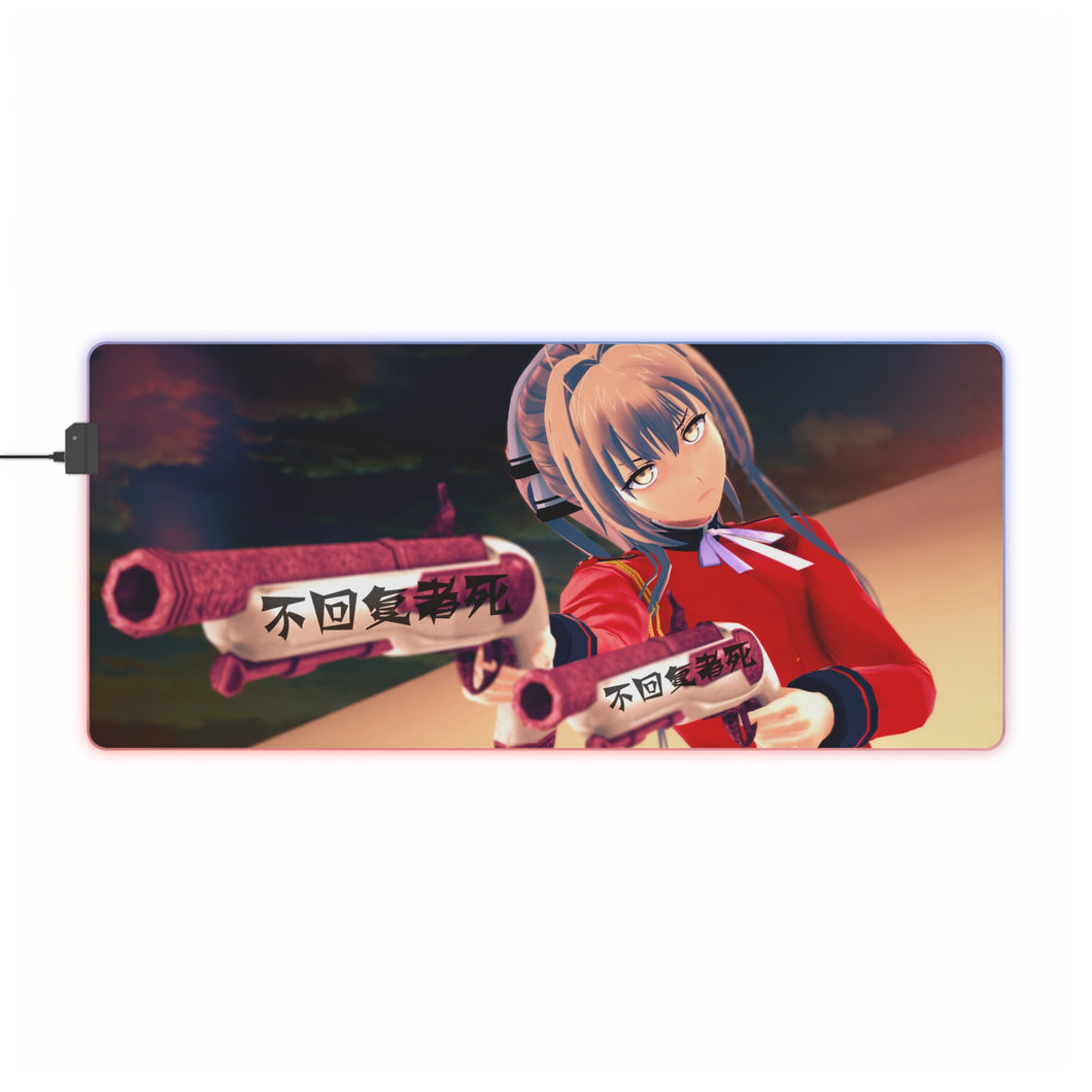 Amagi Brilliant Park Isuzu Sento RGB LED Mouse Pad (Desk Mat)