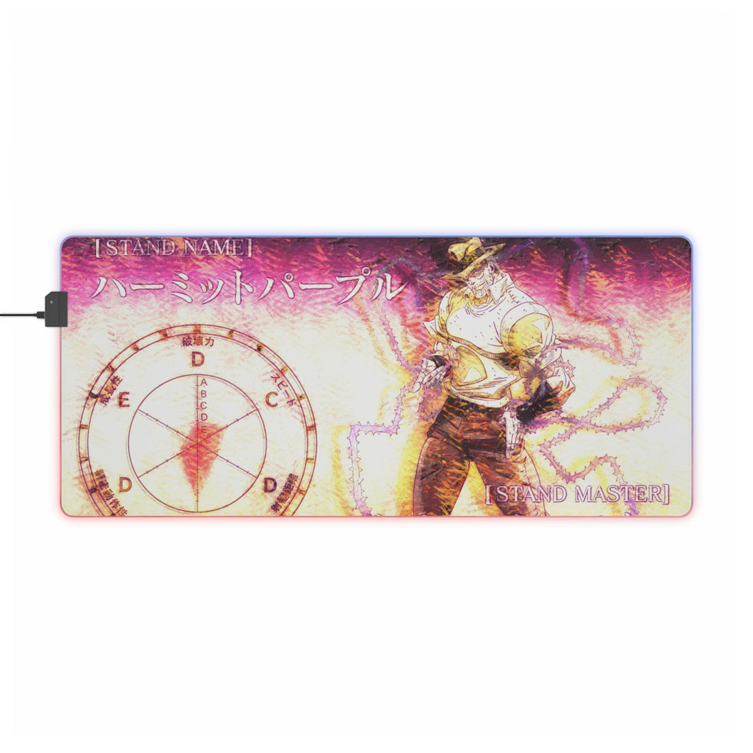 Anime Jojo's Bizarre Adventure RGB LED Mouse Pad (Desk Mat)