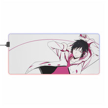 Charger l&#39;image dans la galerie, Durarara!! Tapis de souris LED RVB Izaya Orihara (tapis de bureau)
