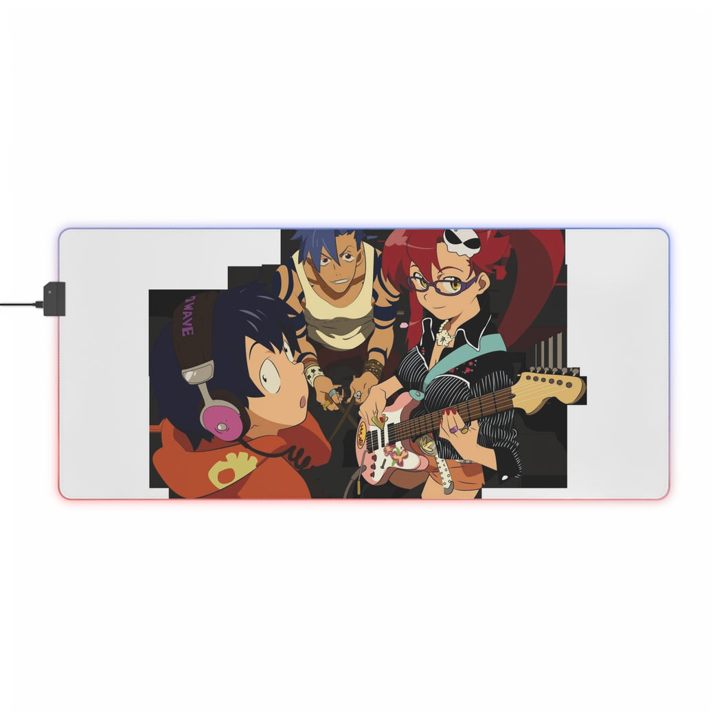 Tengen Toppa Gurren Lagann RGB LED Mouse Pad (Desk Mat)