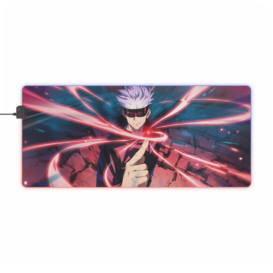 Tapis de souris LED RVB Jujutsu Kaisen (tapis de bureau)