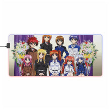 Charger l&#39;image dans la galerie, Tapis de souris LED RVB Lyrical Nanoha Magical Girl (tapis de bureau)
