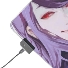 Cargar imagen en el visor de la galería, Alfombrilla de ratón LED RGB (alfombrilla de escritorio) con diseño de Tokyo Ghoul Ken Kaneki y Rize Kamishiro
