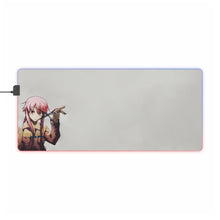 Charger l&#39;image dans la galerie, Tapis de souris LED RVB Mirai Nikki Yuno Gasai (tapis de bureau)
