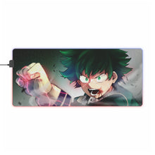 Charger l&#39;image dans la galerie, Tapis de souris LED RVB My Hero Academia Izuku Midoriya (tapis de bureau)
