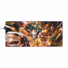 Load image into Gallery viewer, My Hero Academia Izuku Midoriya RGB LED Mouse Pad (Desk Mat)
