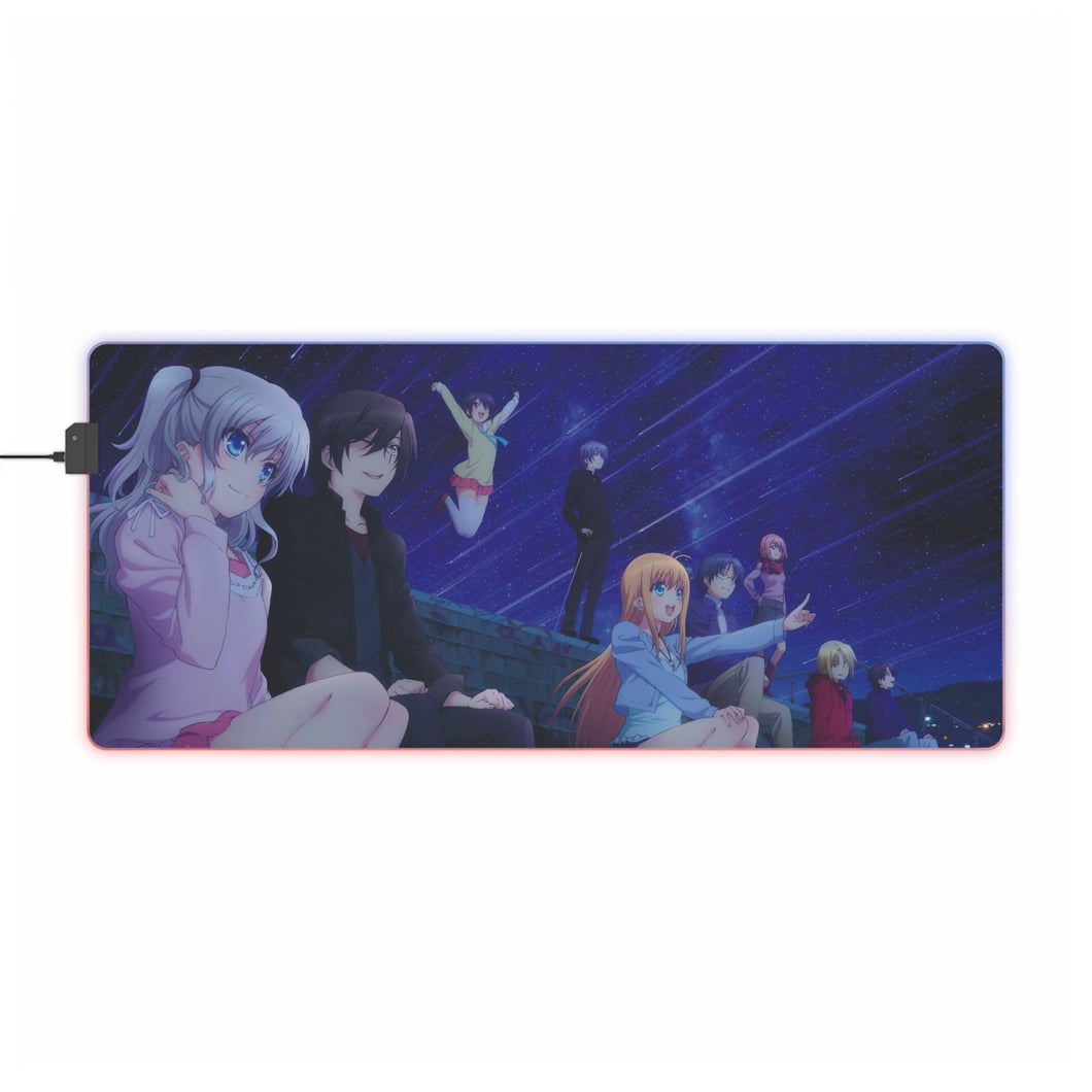 Charlotte Nao Tomori, Ayumi Otosaka, Joujirou Takajou RGB LED Mouse Pad (alfombra de escritorio)