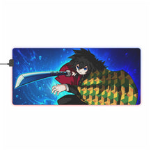 Charger l&#39;image dans la galerie, Tapis de souris LED RVB Giyuu Tomioka (tapis de bureau)
