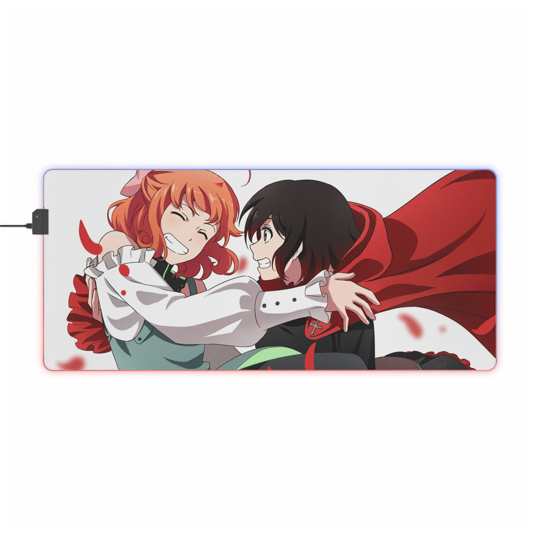 Tapis de souris LED RGB Anime RWBY (tapis de bureau)