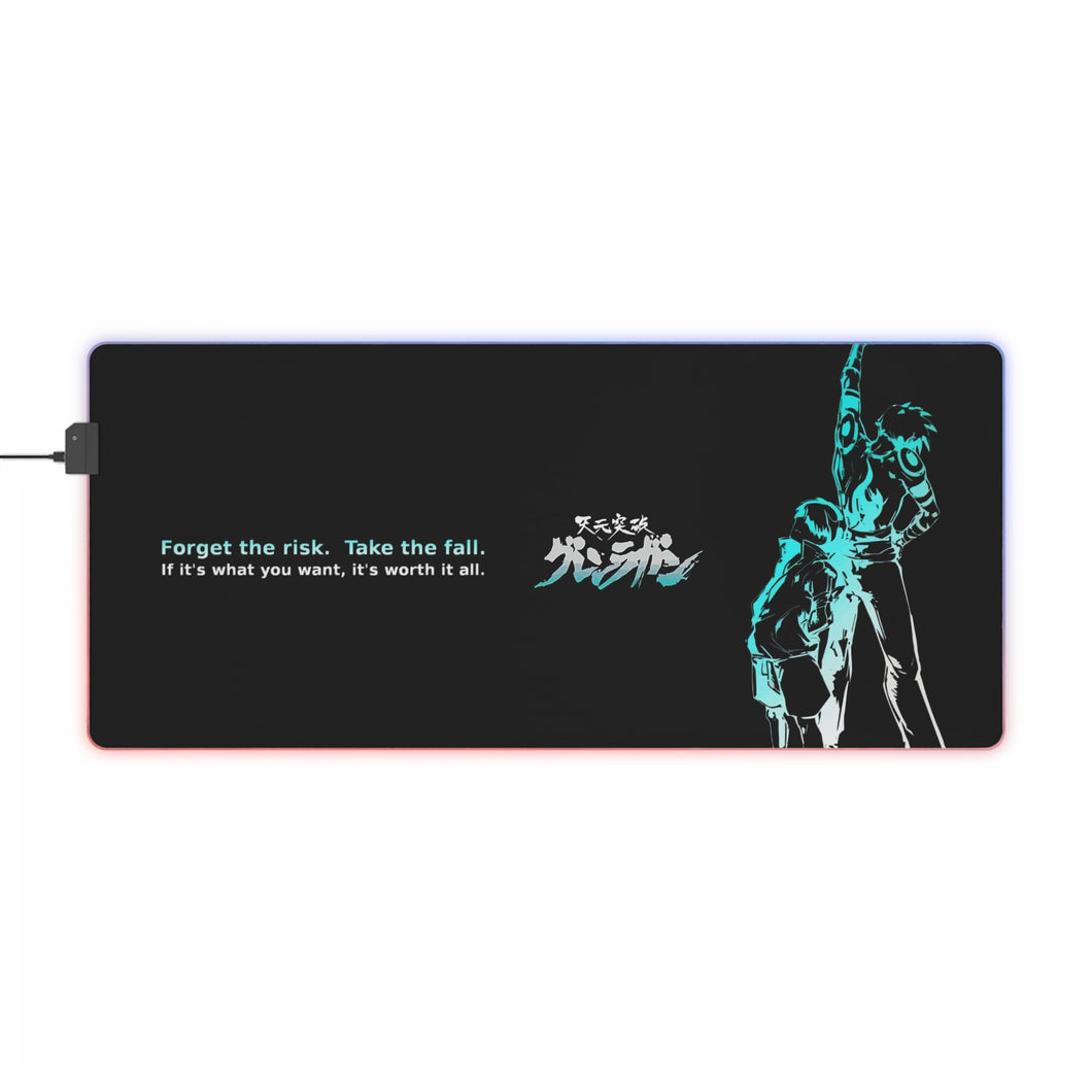 Tengen Toppa Gurren Lagann RGB LED Mouse Pad (Desk Mat)