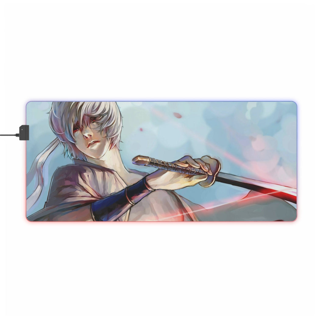 Gintama Gintoki Sakata RGB LED Mouse Pad (Desk Mat)