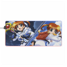 Charger l&#39;image dans la galerie, Tapis de souris LED RVB Lyrical Nanoha Magical Girl (tapis de bureau)
