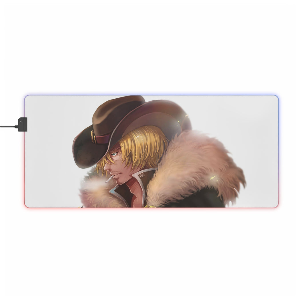 One Piece Sanji RGB LED Mouse Pad (Desk Mat)