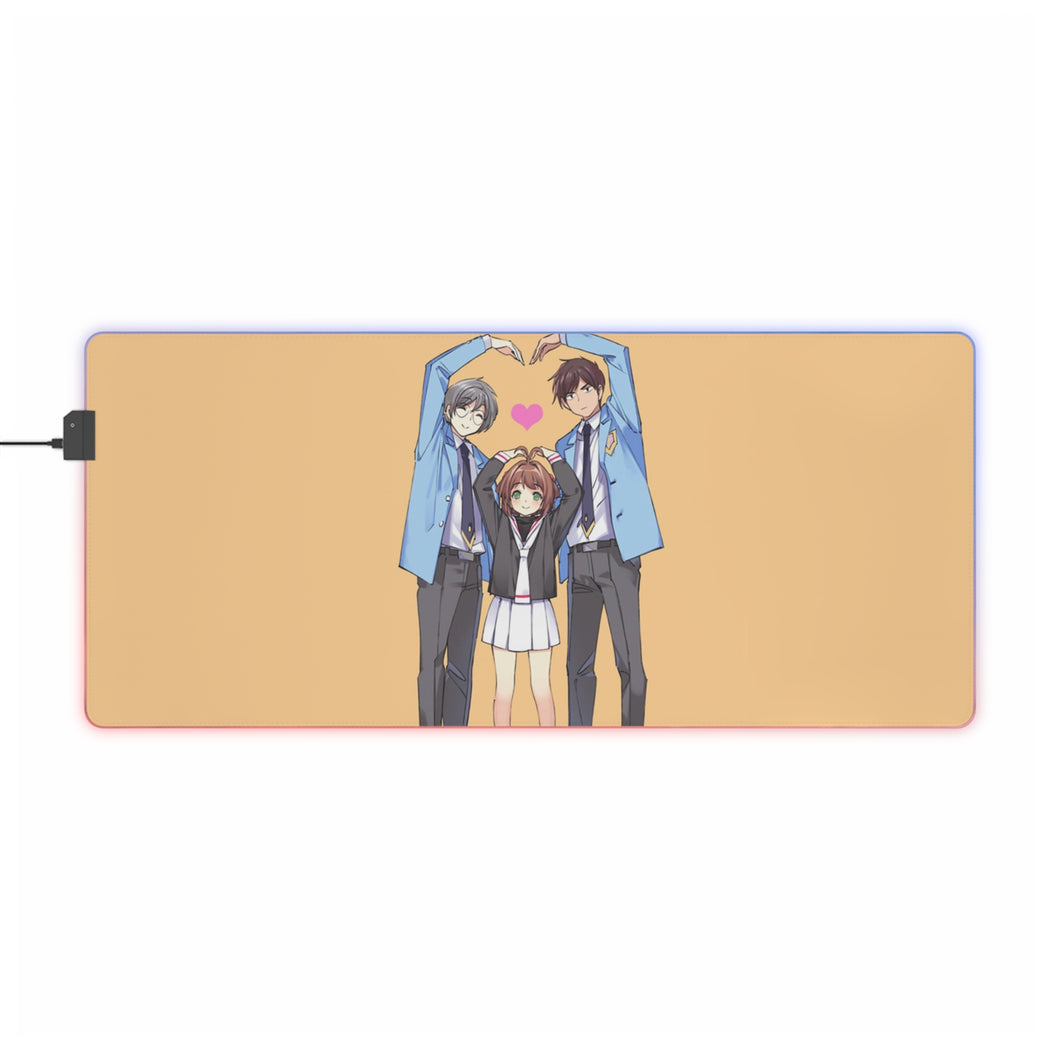 Cardcaptor Sakura Sakura Kinomoto, Yukito Tsukishiro RGB LED Mouse Pad (Desk Mat)