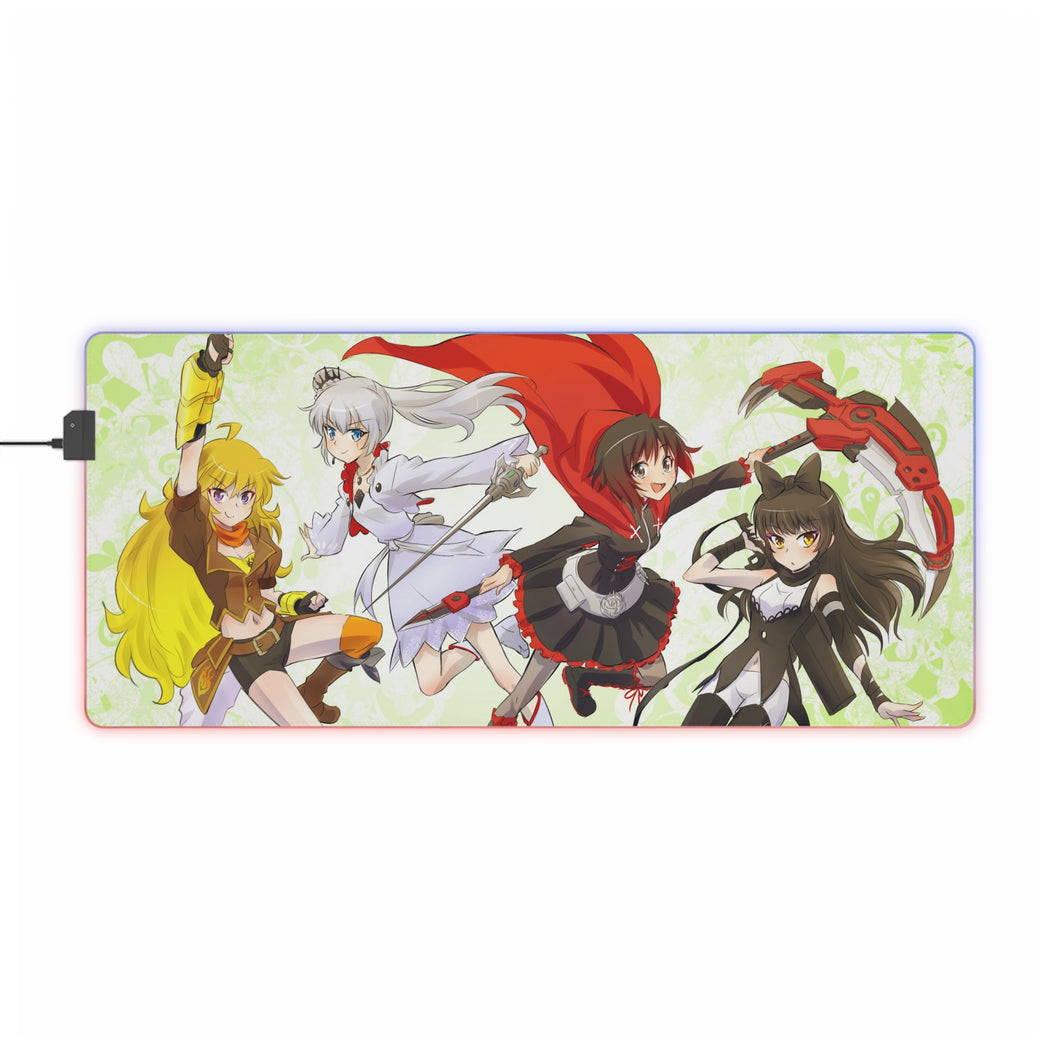 Tapis de souris LED RGB Anime RWBY (tapis de bureau)