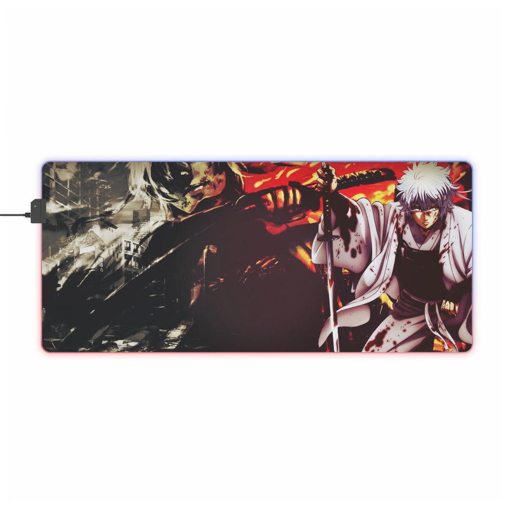 Anime Gintama RGB LED Mouse Pad (Desk Mat)