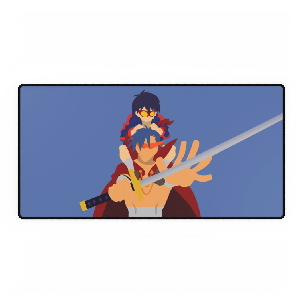 Kamina and Simon Tengen Toppa Gurren Lagann Mouse Pad (Desk Mat)