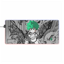 Charger l&#39;image dans la galerie, Tapis de souris LED RVB My Hero Academia Izuku Midoriya (tapis de bureau)
