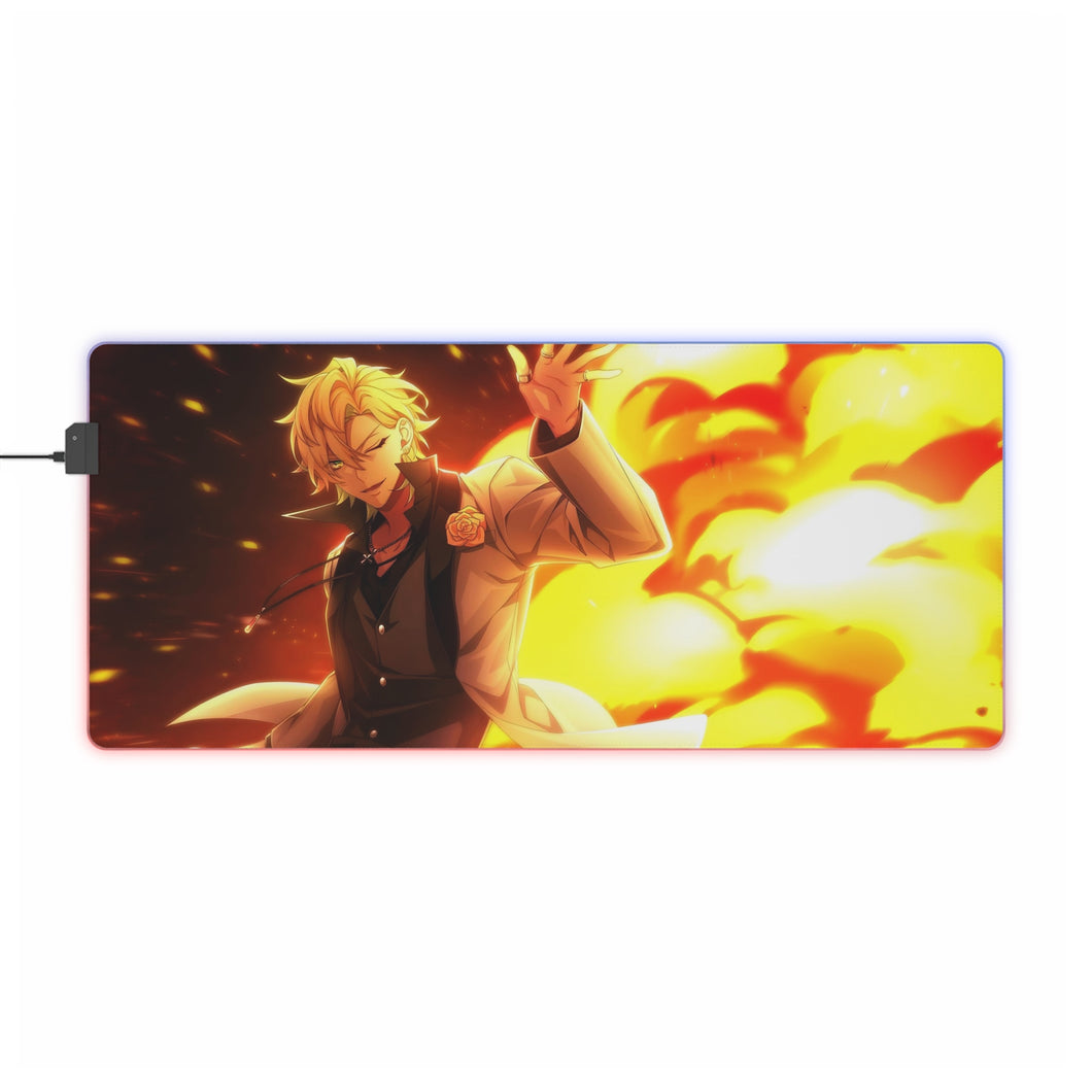 Tapis de souris LED RVB Hypnosis Mic (tapis de bureau)