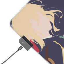 Charger l&#39;image dans la galerie, Tapis de souris LED RVB Violet Evergarden (tapis de bureau)
