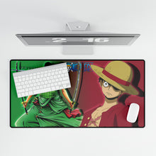 Charger l&#39;image dans la galerie, Tapis de souris (tapis de bureau) Lord Of Wars Monkey D Luffy Zorro
