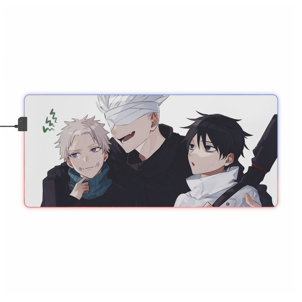 Tapis de souris LED RVB Jujutsu Kaisen 0 (tapis de bureau)