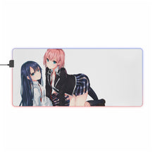 Charger l&#39;image dans la galerie, Tapis de souris LED RVB My Teen Romantic Comedy SNAFU Yukino Yukinoshita, Yui Yuigahama (tapis de bureau)
