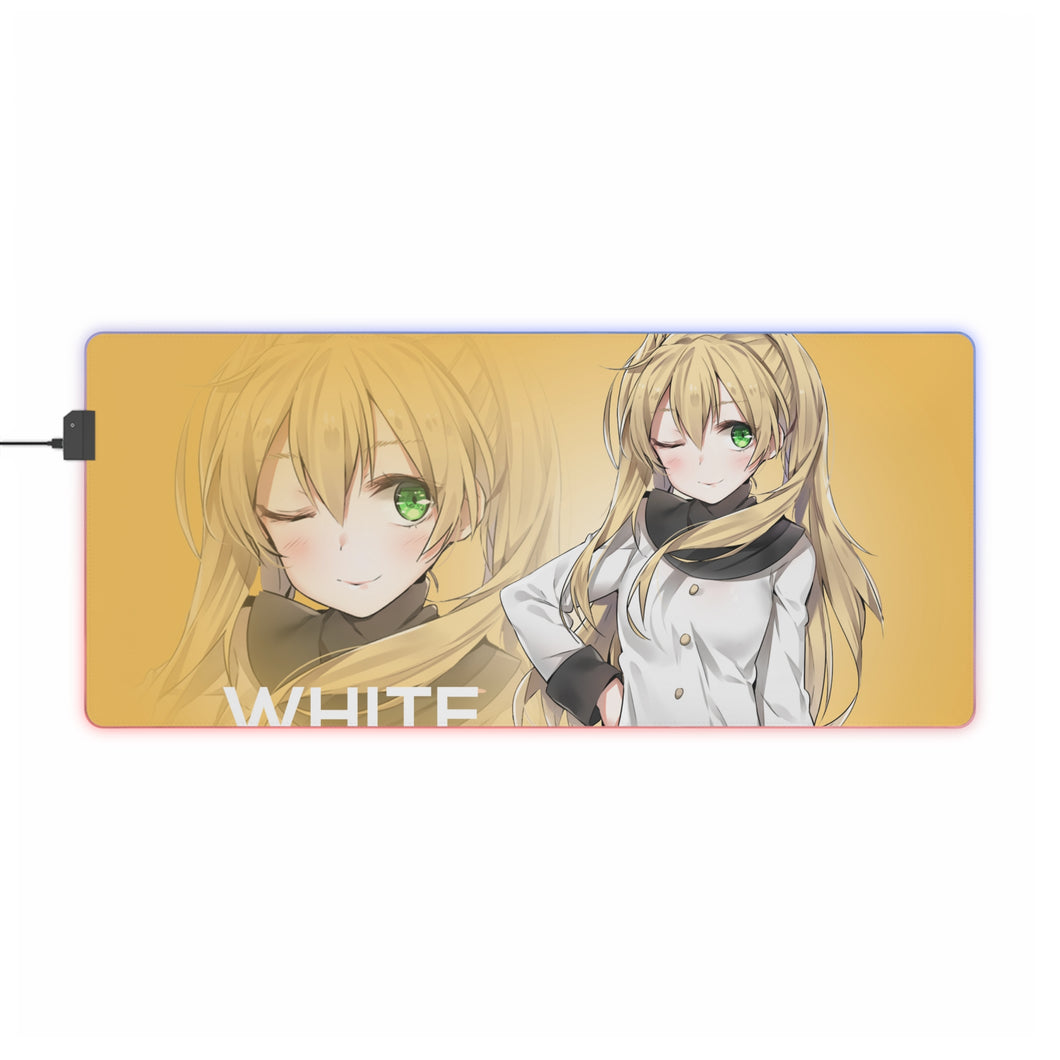 Mary Macbeth - White RGB LED Mouse Pad (Desk Mat)