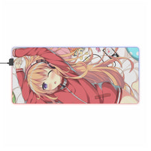 Cargar imagen en el visor de la galería, Alfombrilla de ratón con LED RGB blanca Gabriel DropOut Gabriel Tenma (alfombrilla de escritorio)
