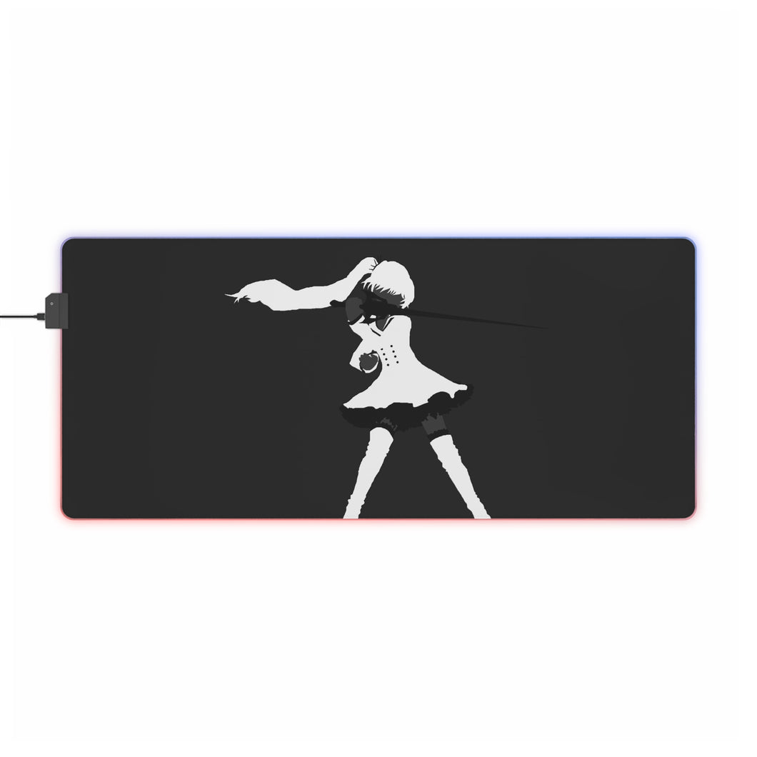 Tapis de souris LED RGB Anime RWBY (tapis de bureau)