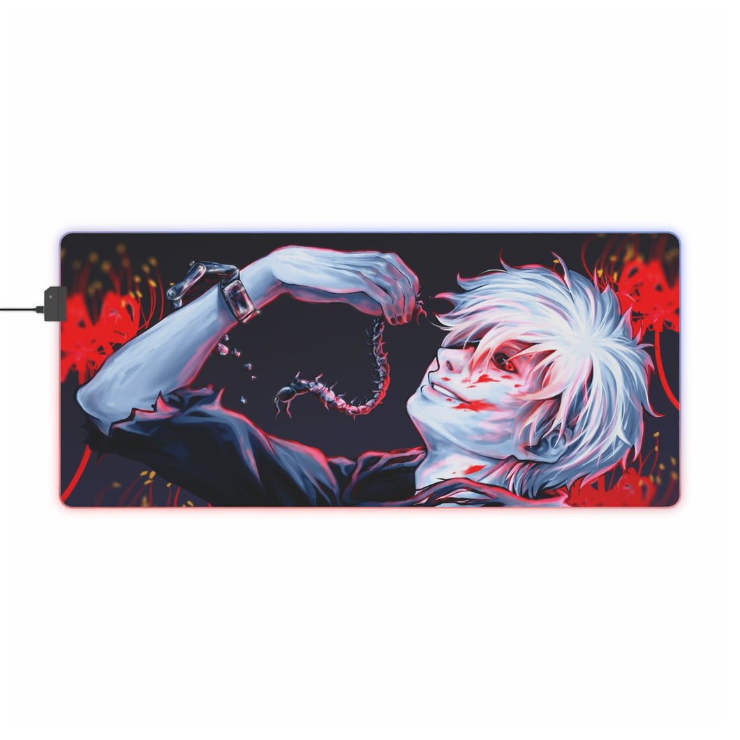 Tokyo Ghoul Ken Kaneki RGB LED Mouse Pad (Desk Mat)