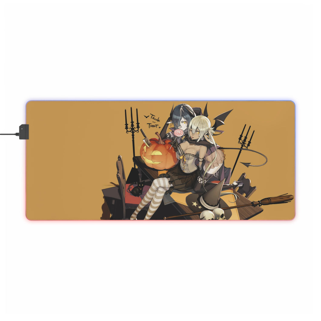 Anime Halloween RGB LED Mouse Pad (Desk Mat)