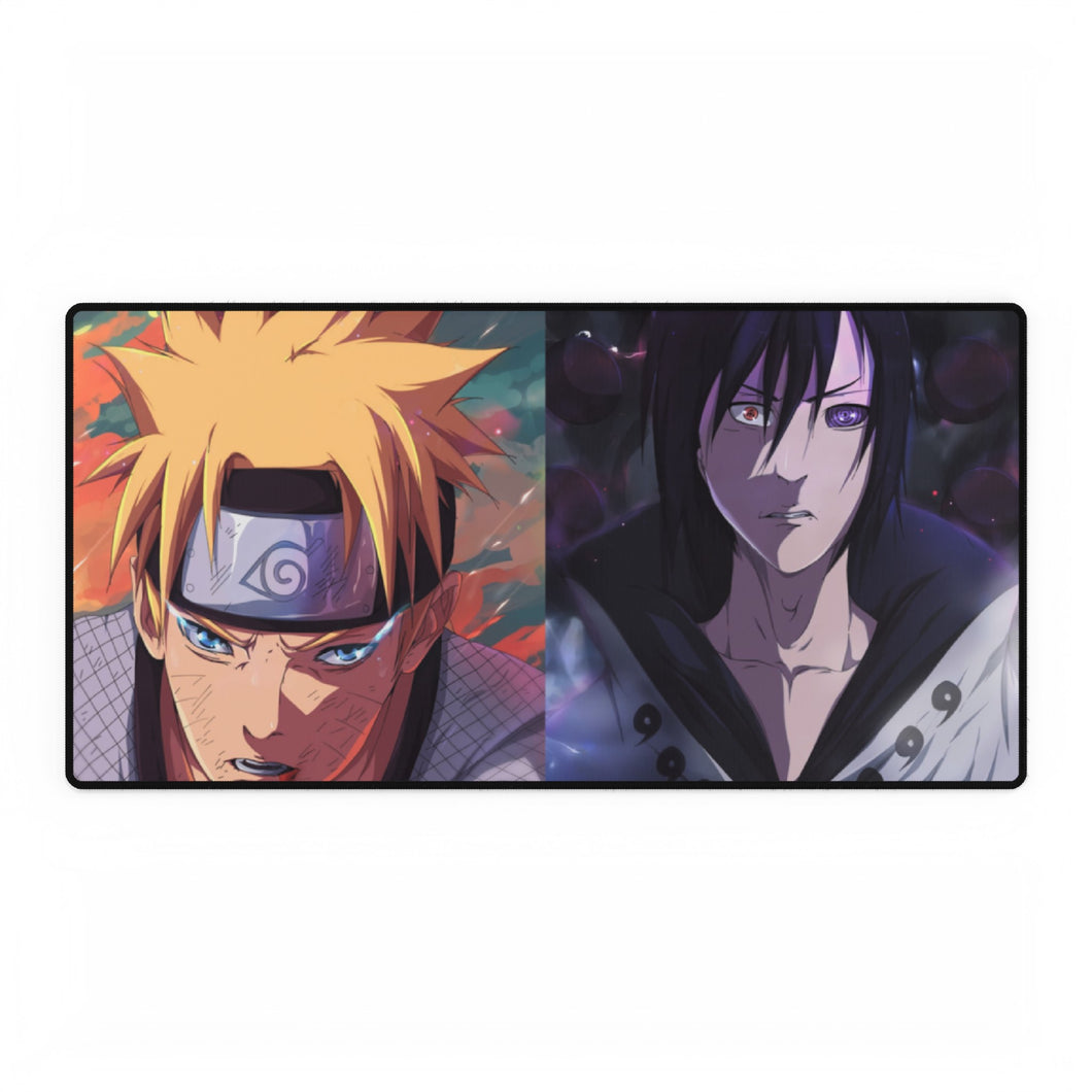 Naruto Uzumaki Vs Sasuke Uchiha Mouse Pad (Desk Mat)