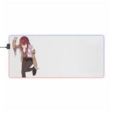 Cargar imagen en el visor de la galería, Alfombrilla de ratón (alfombrilla de escritorio) con LED RGB de Steins;Gate Kurisu Makise
