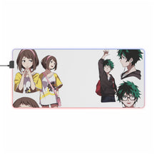 Charger l&#39;image dans la galerie, Tapis de souris LED RVB My Hero Academia Izuku Midoriya (tapis de bureau)
