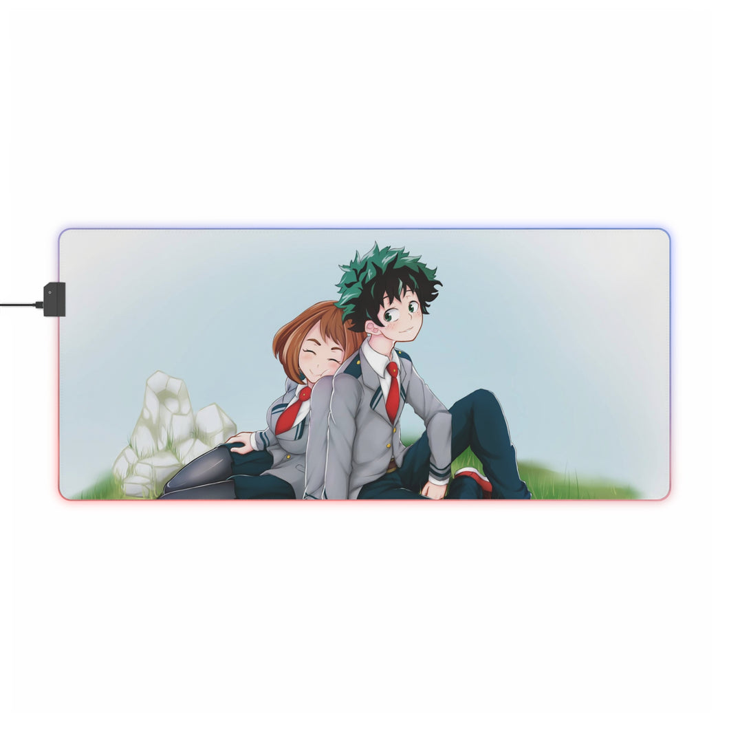 My Hero Academia Izuku Midoriya RGB LED Mouse Pad (Desk Mat)