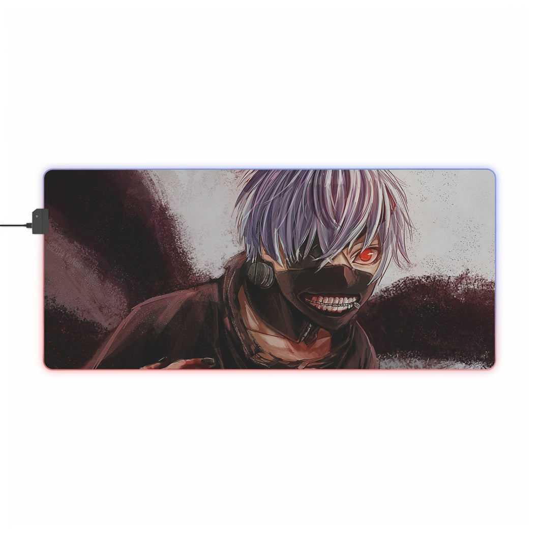 Tokyo Ghoul Ken Kaneki RGB LED Mouse Pad (Desk Mat)