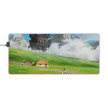 Load image into Gallery viewer, Howl&#39;s Moving Castle RGB LED Mouse Pad (Desk Mat)
