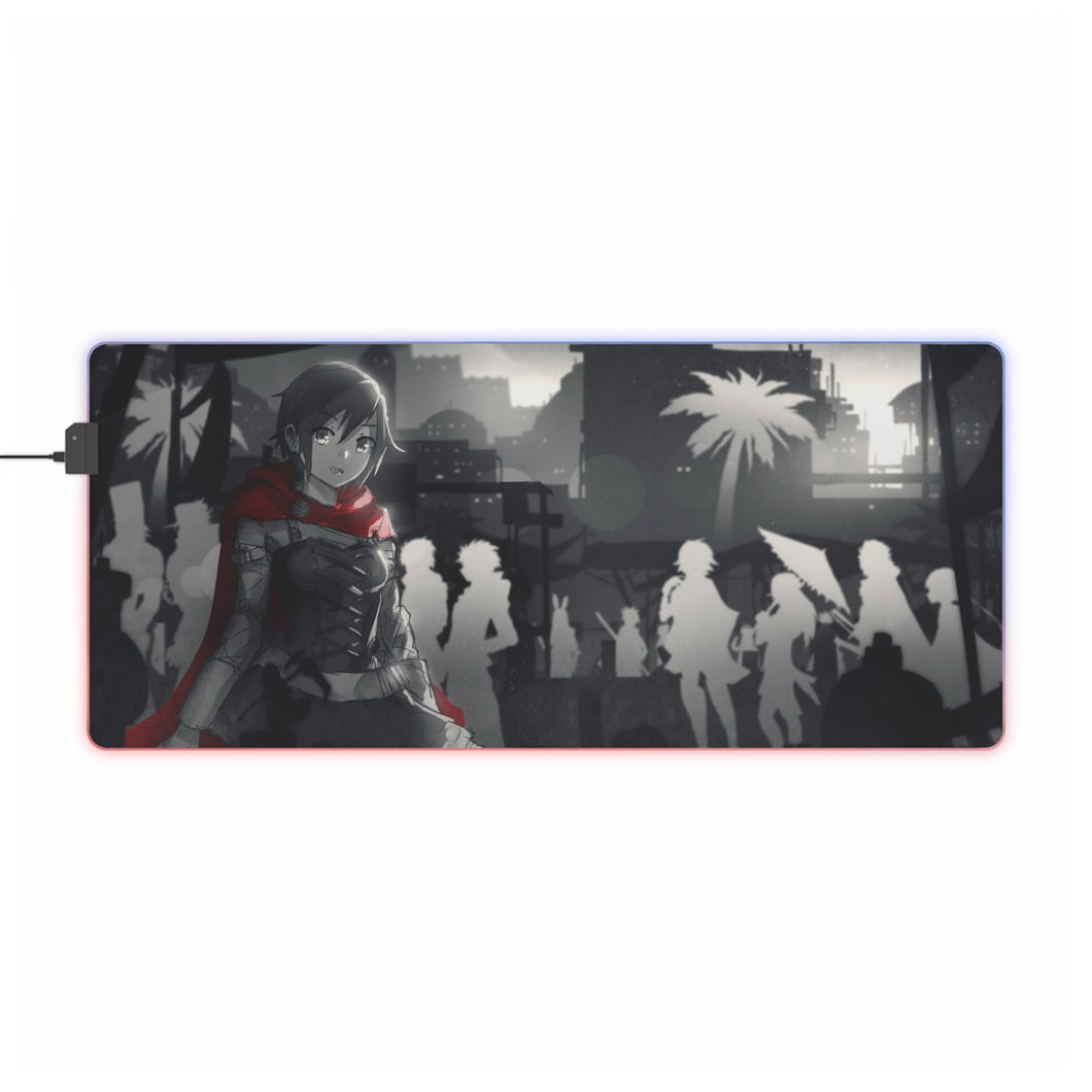 Tapis de souris LED RGB Anime RWBY (tapis de bureau)