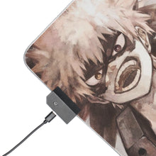 Cargar imagen en el visor de la galería, Alfombrilla de ratón RGB LED (alfombrilla de escritorio) de My Hero Academia Izuku Midoriya y Katsuki Bakugou
