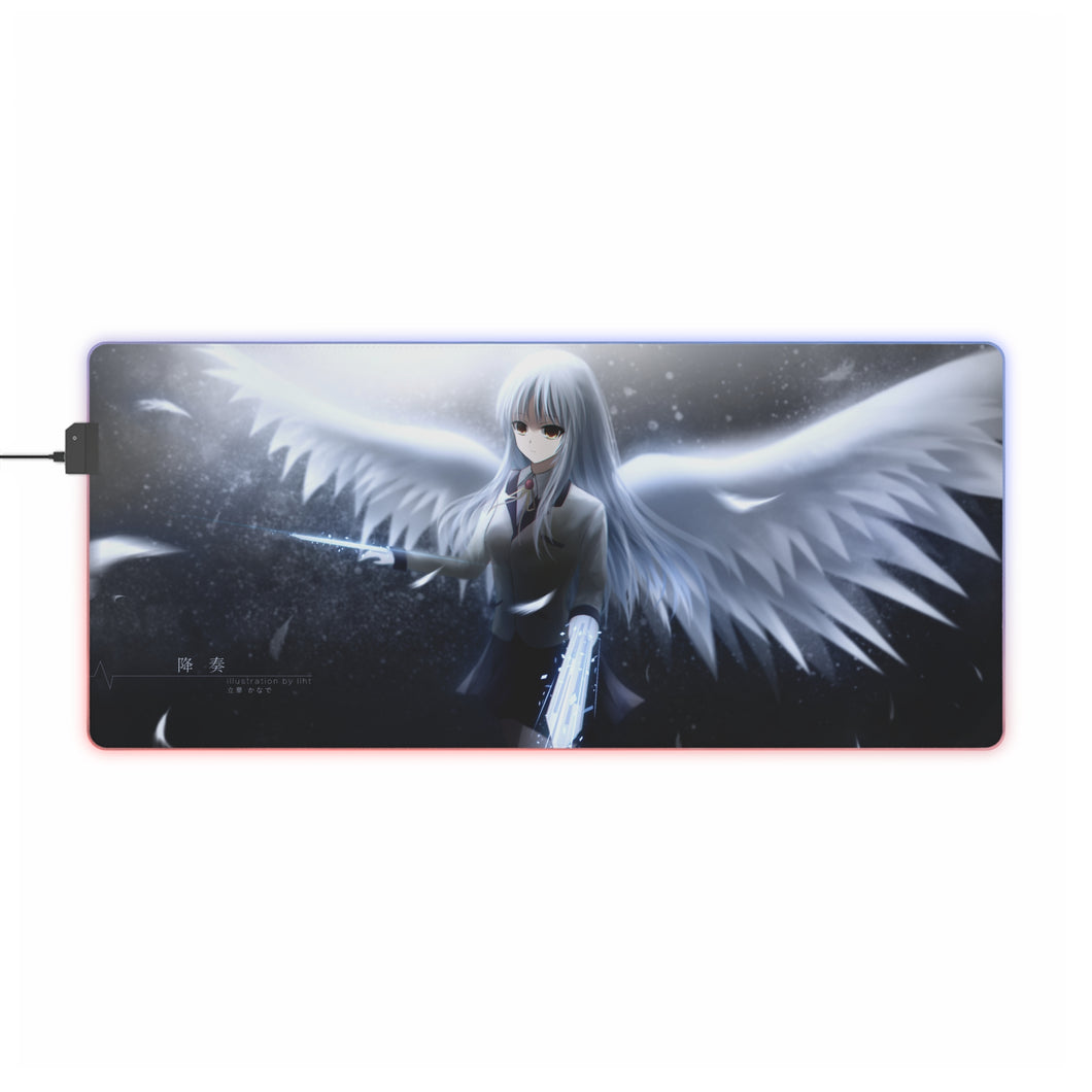 Angel Beats! Kanade Tachibana RGB LED Mouse Pad (Desk Mat)