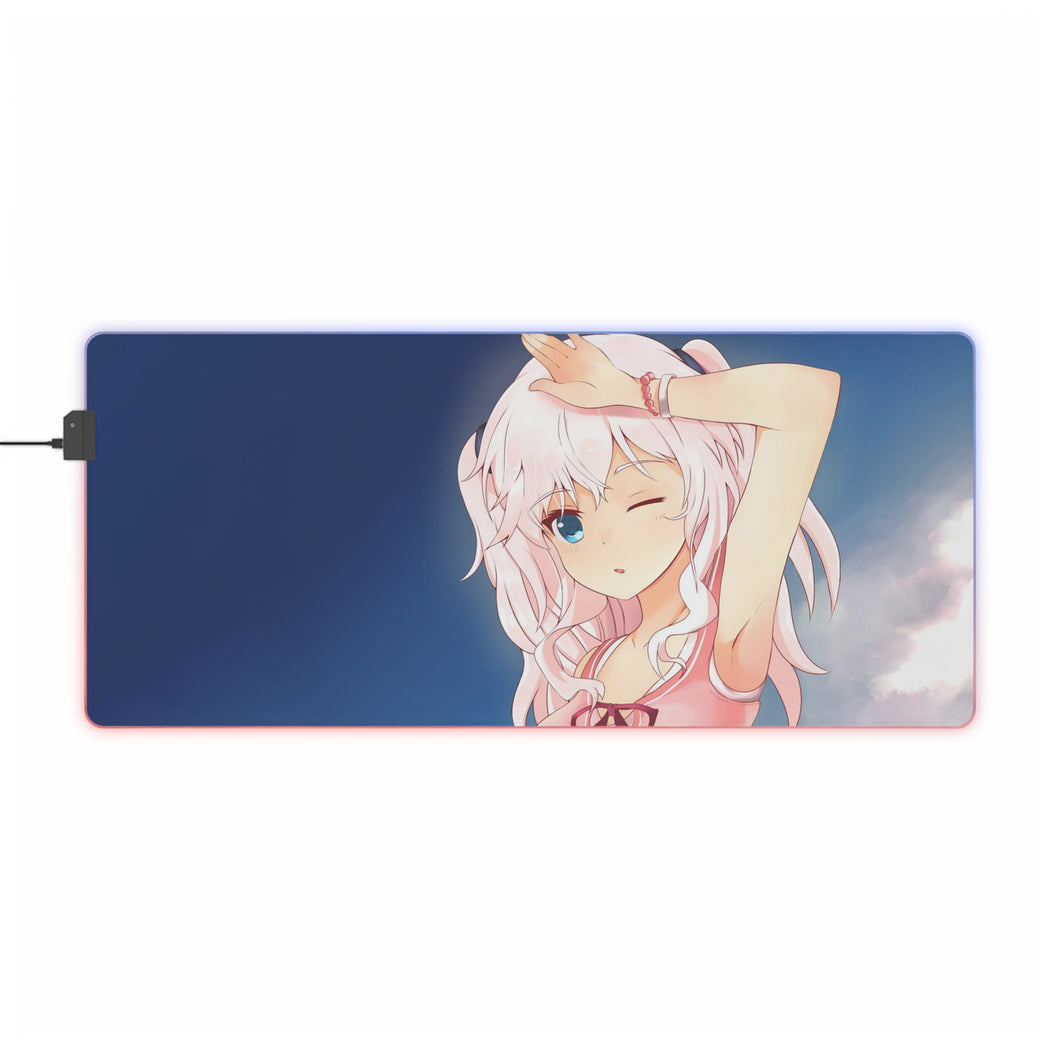 Tapis de souris LED RVB Nao Tomori Face (tapis de bureau)